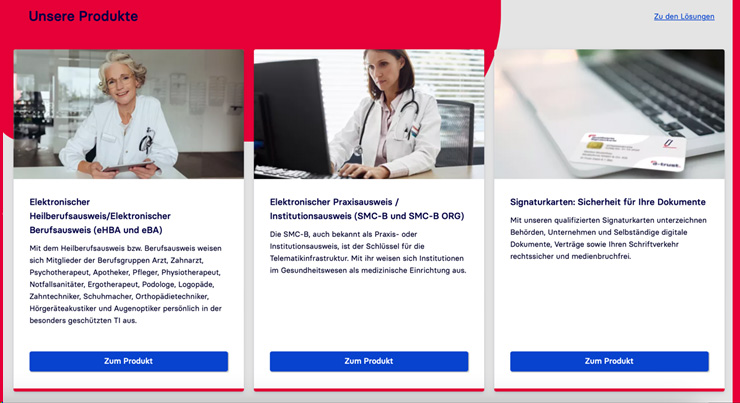 Eine Ansicht der Produktteaser. Eine Ansicht der Produktteaser.